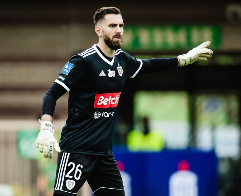 František Plach był bohaterem spotkania w Łęcznej.
fot. piast-gliwice.eu