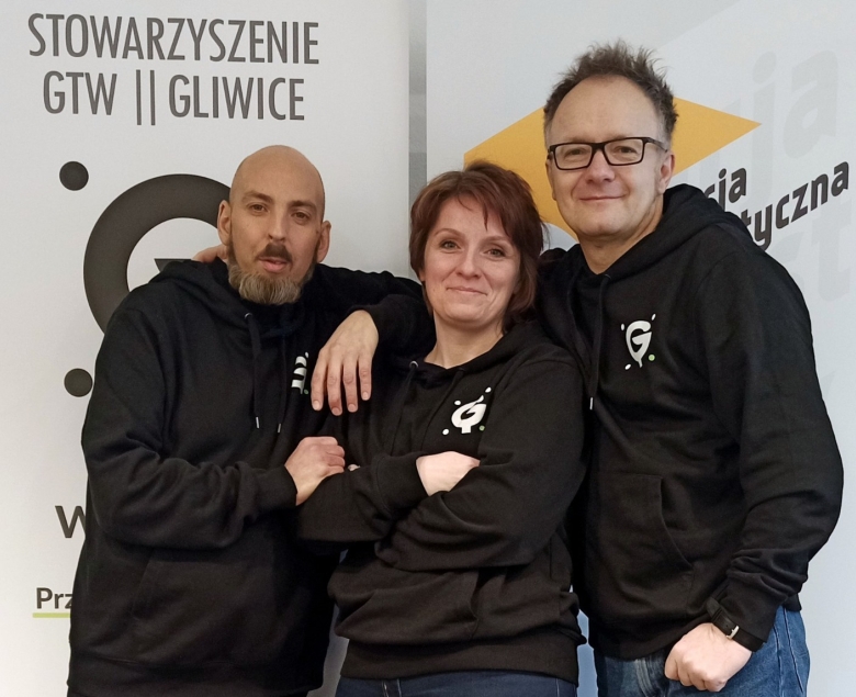 Darek Opoka, Agnieszka Jagła i Marek Niewiarowski.