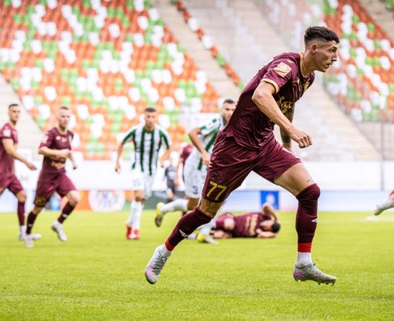 Eric jirka zanotował dublet w meczu z Zagłębiem.
Foto: piast-gliwice.eu