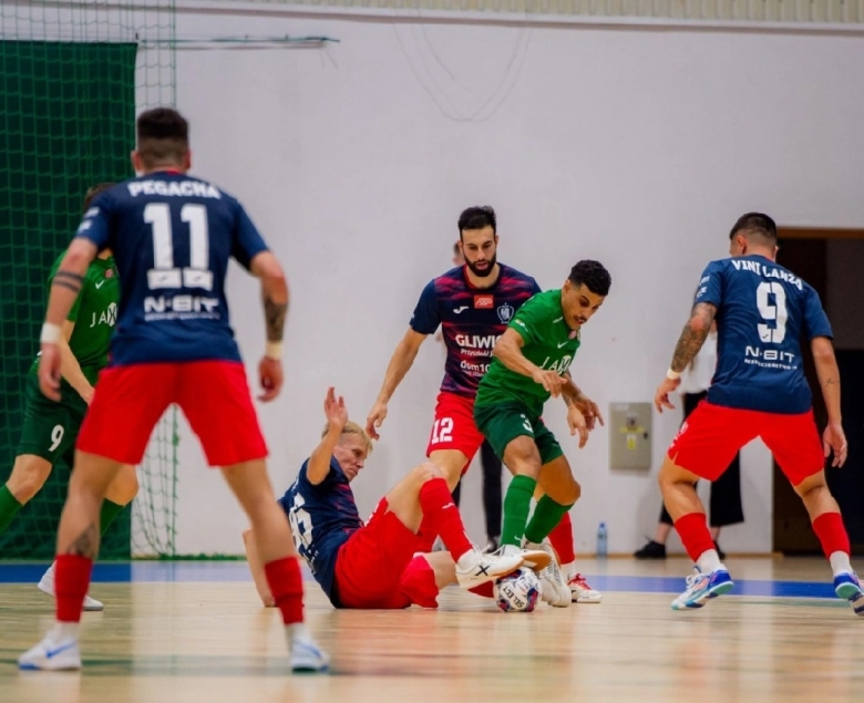 Piast musiał się sporo natrudzić by pokonać beniaminka.
Foto: FAF - Fotografia Adriana Ficek/ Śląsk Wrocław Futsal