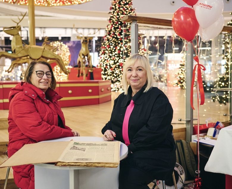 Lidia Uniszewska i autorka tekstu.
